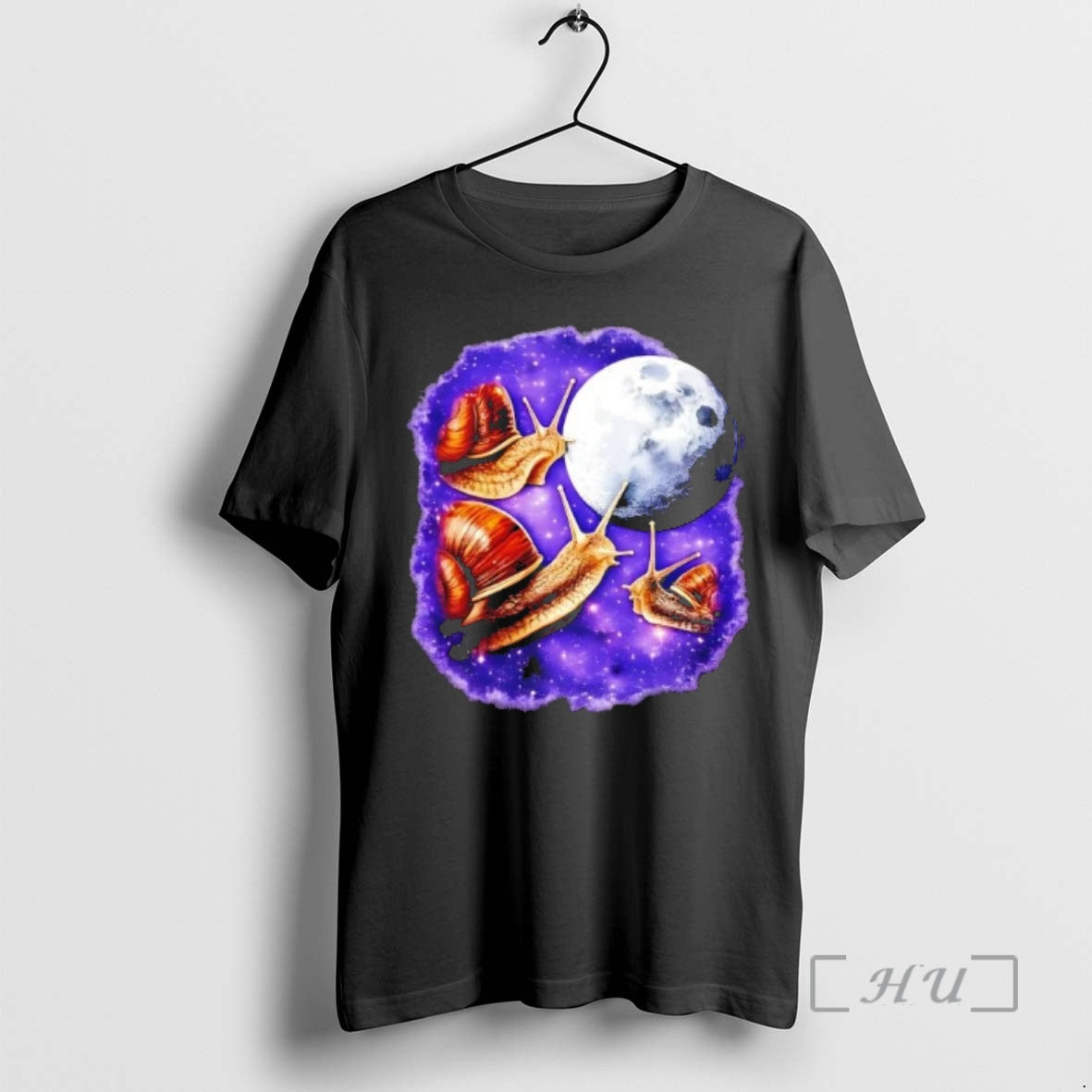 Trending Yearning Snails In Space Moon Graphic T-Shirts, Hoodie, Sweatshirt | AU01DripNestTees.com