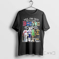 Trending Yes Im Old But I Saw Boston Sports Greatness Legends Skyline Signatures Premium T-Shirts, Hoodie, Sweatshirt