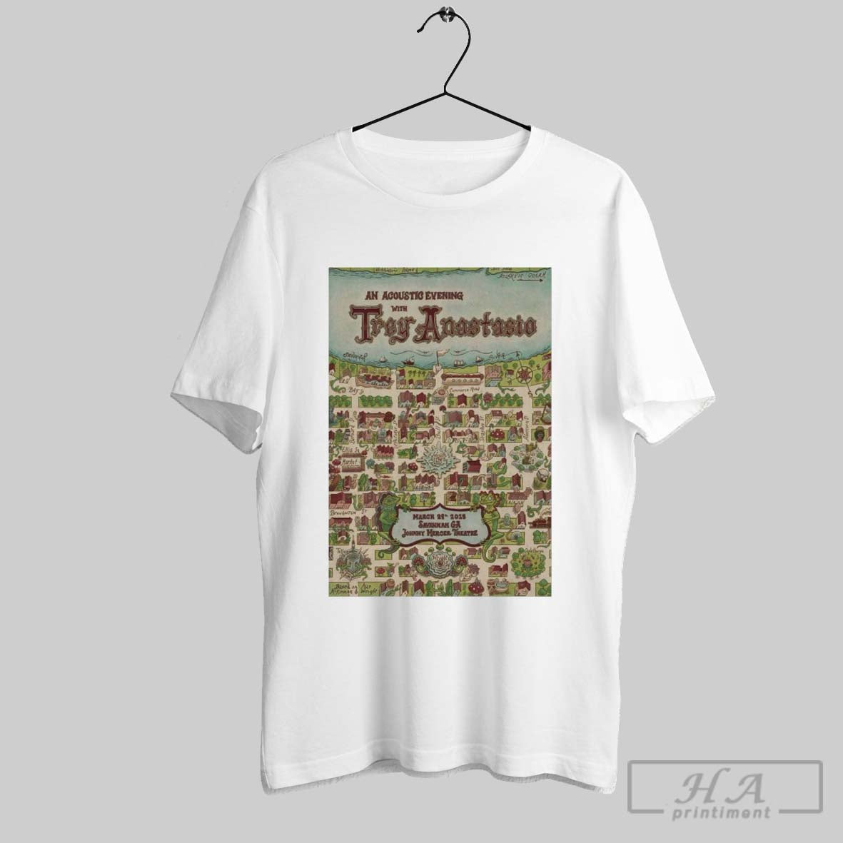 Trey Anastasio Johnny Mercer Theater March 29 2025 Event T Shirts