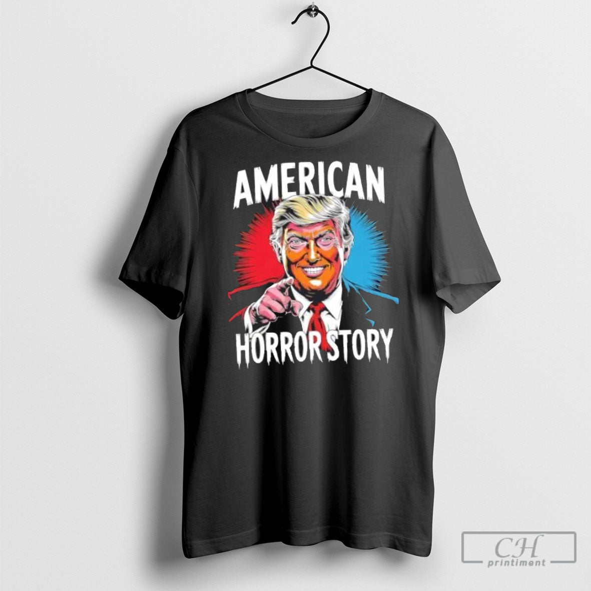 Trump President Usa Flag Halloween Horror Story