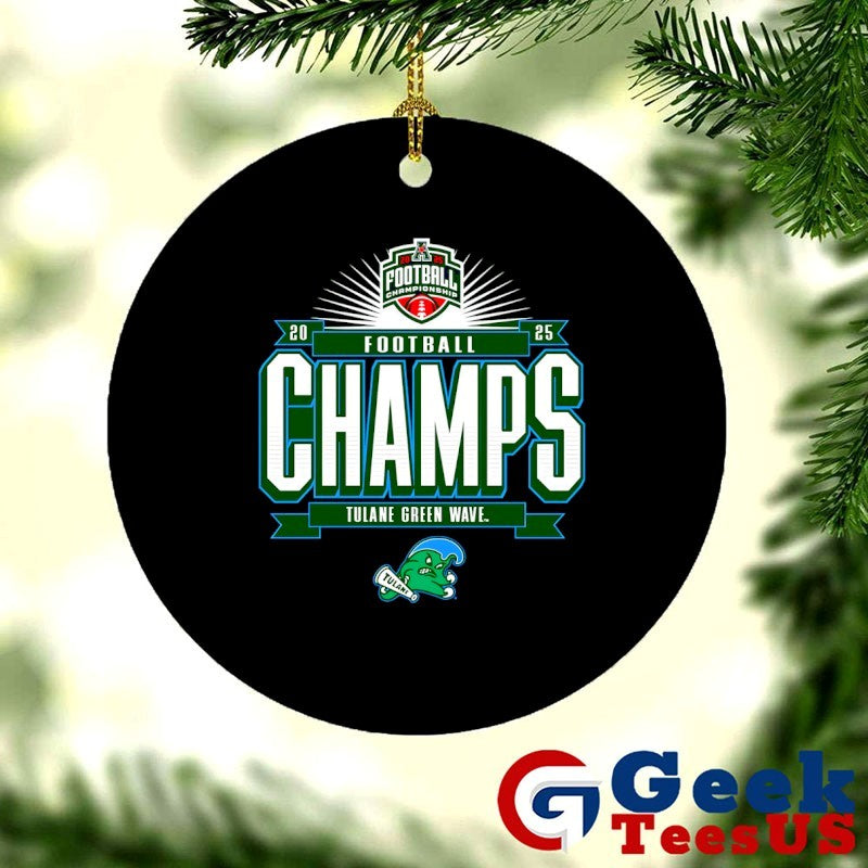 Tulane Green Wave 2025 The American Football Champions Locker Room shirt