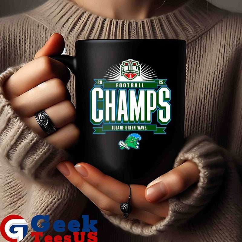 Tulane Green Wave 2025 The American Football Champions Locker Room shirt