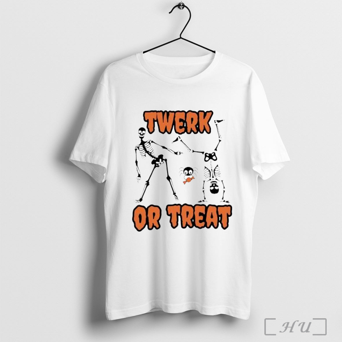 Twerk Or Treat Halloween Skeletons T Shirt