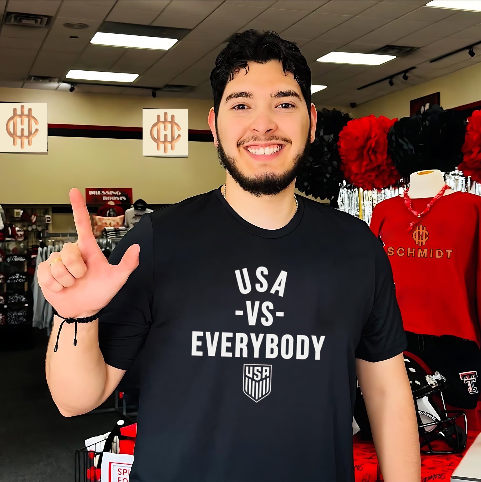 US Soccer Vs Everybody logo shirt