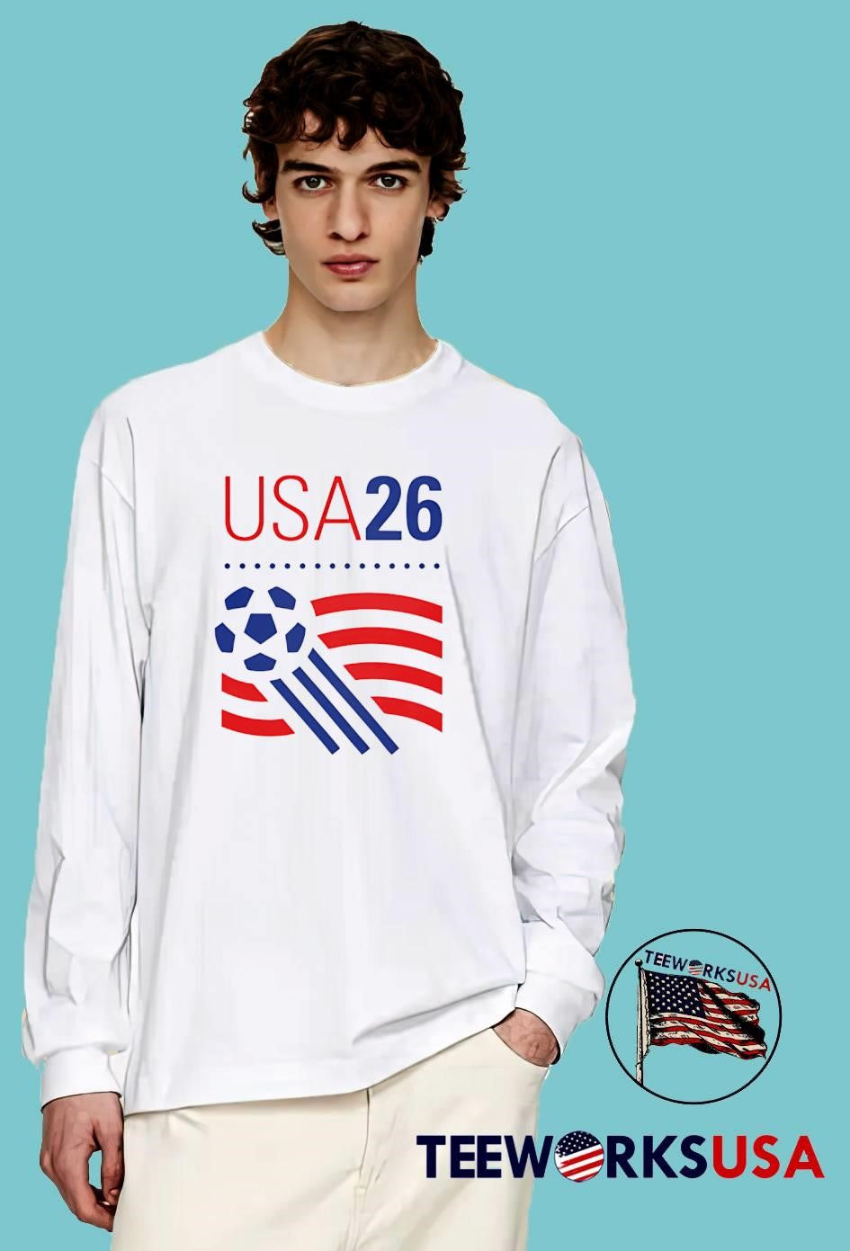 USA 2026 World Cup Soccer Ball Graphic shirt