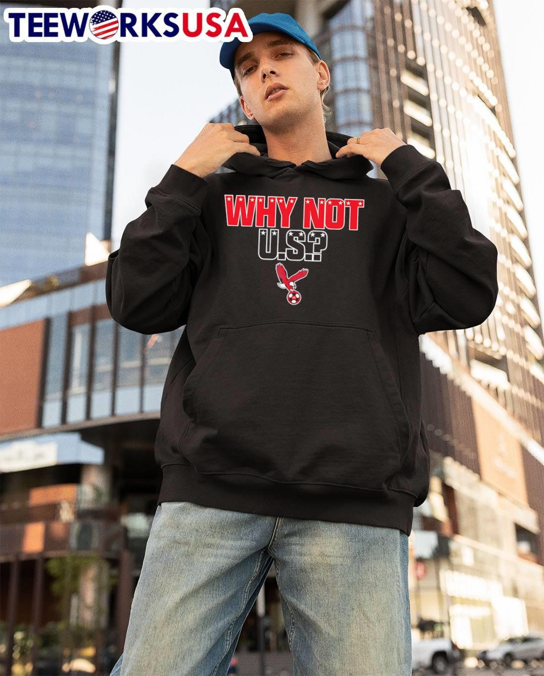 USA Soccer Fan Apparel, Show Support, Why Not US, USA, shirt