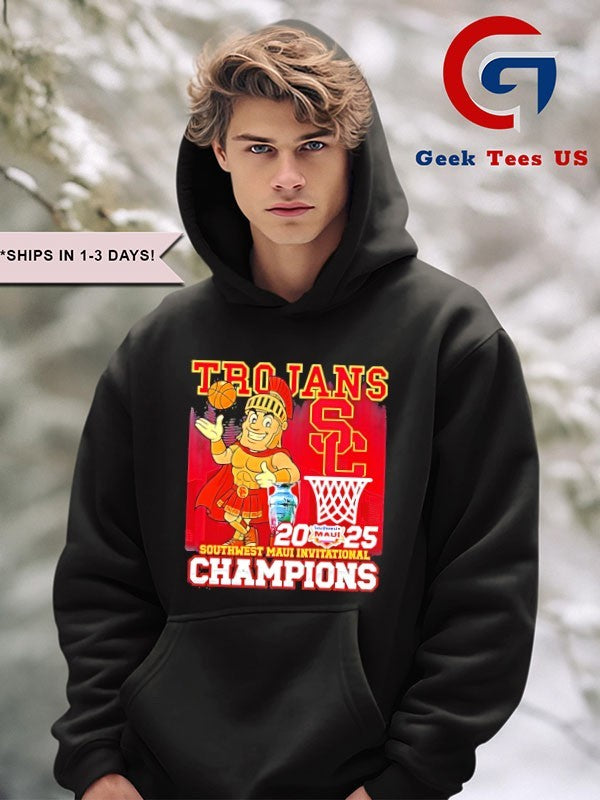 USC Trojans Southwest Maui Invitational Champions 2025 graphic shirt
