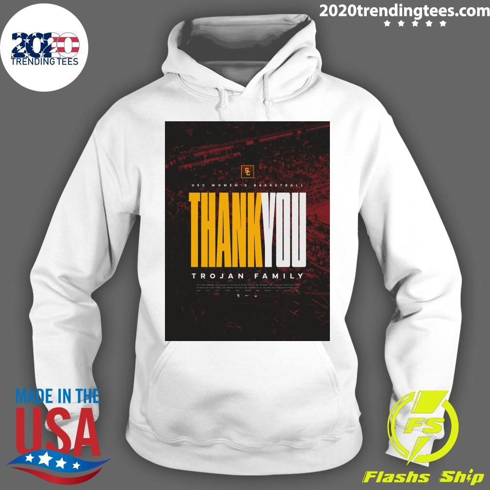 USC Women’s Basketball Thankyou Trojan Family Shirt