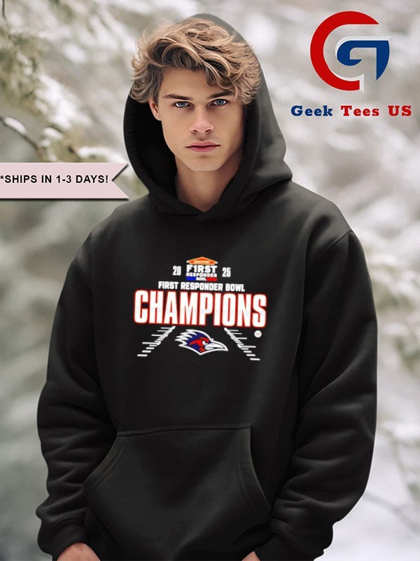 UTSA Roadrunners football 2025 First Responder Bowl Champions classic T-shirt
