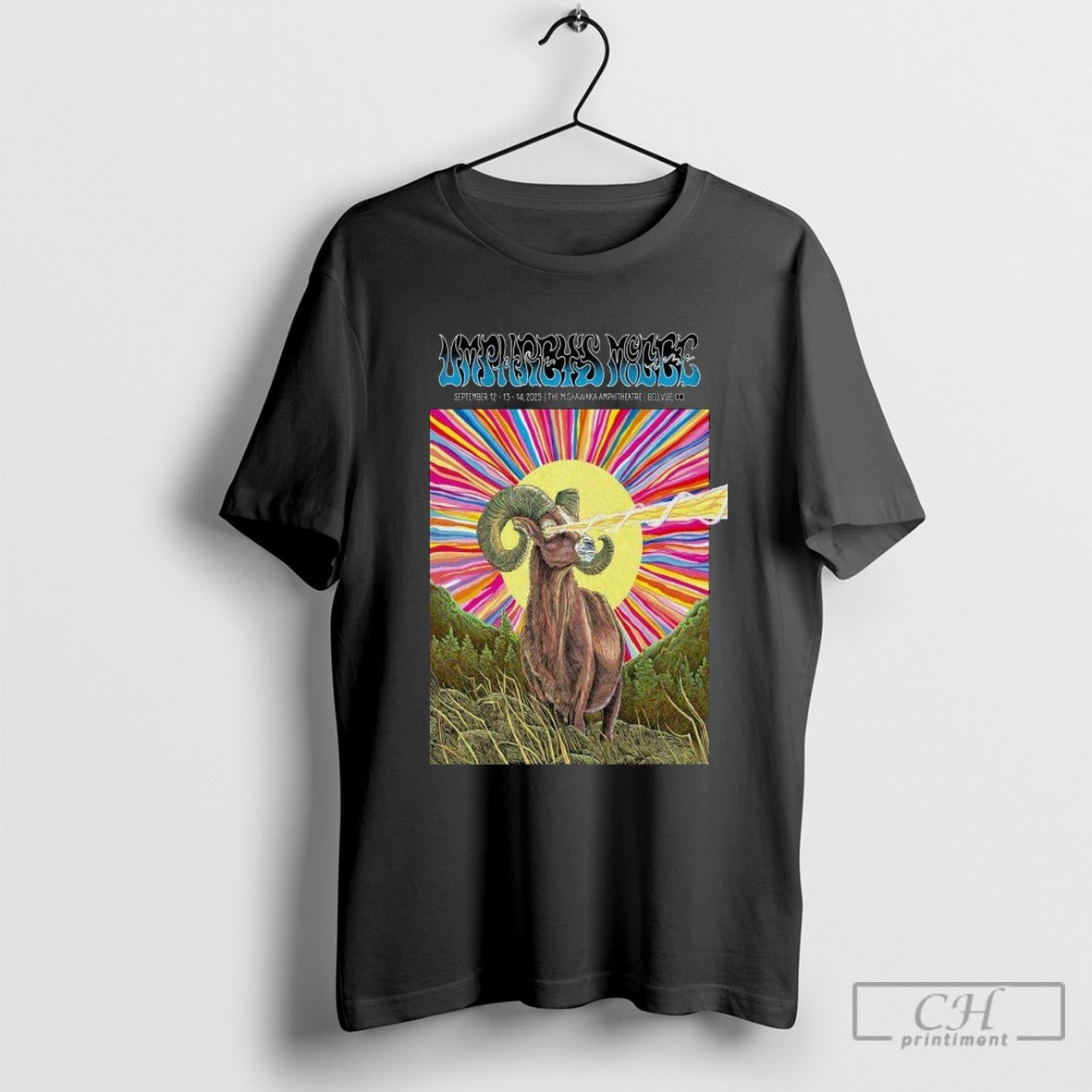 Umphreys Mcgee Sep 12 14 2025 The Mishawaka Amphitheatre In Bellvue Co Tour Goat