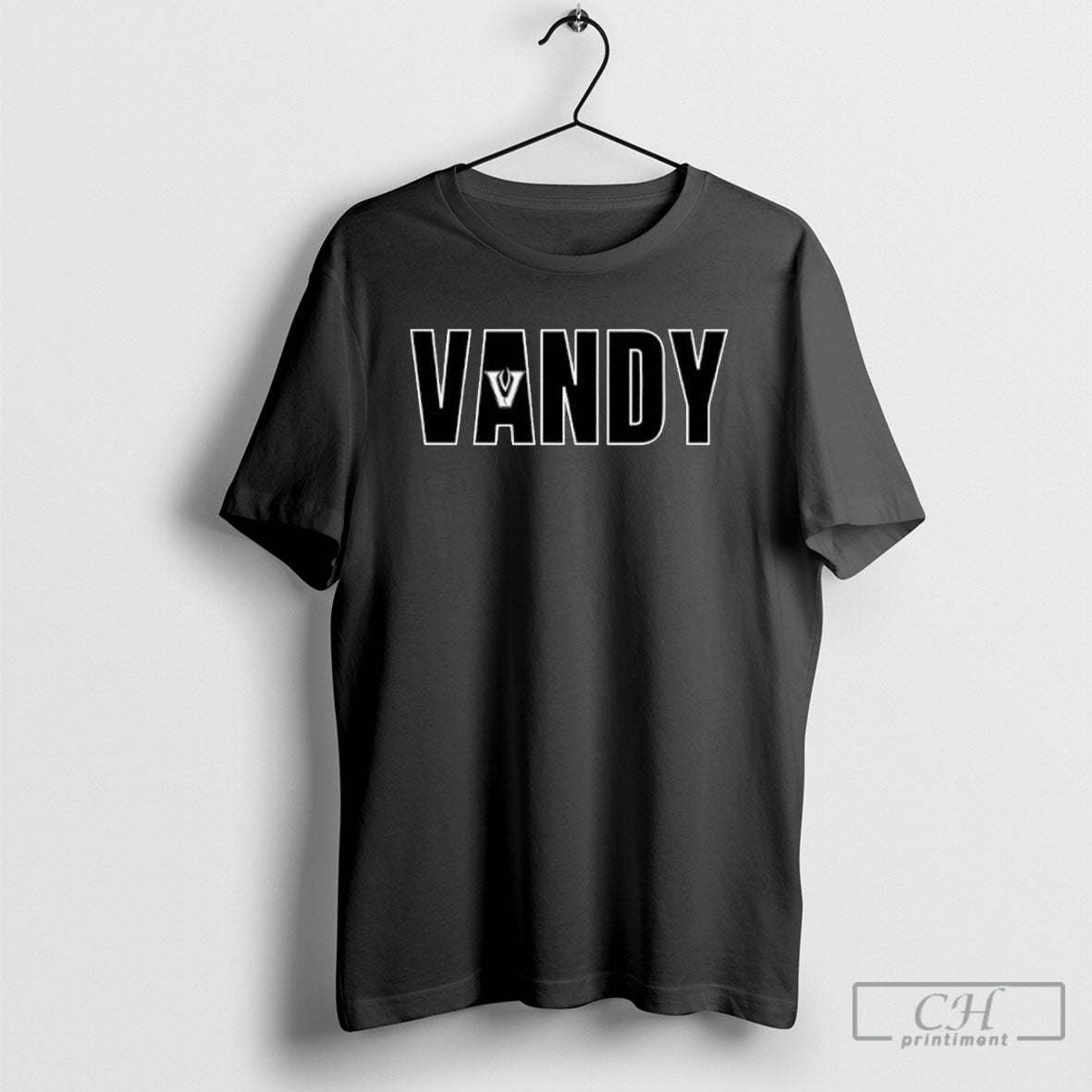 Vandy Vipers Outline Text School Pride Shirt Tee