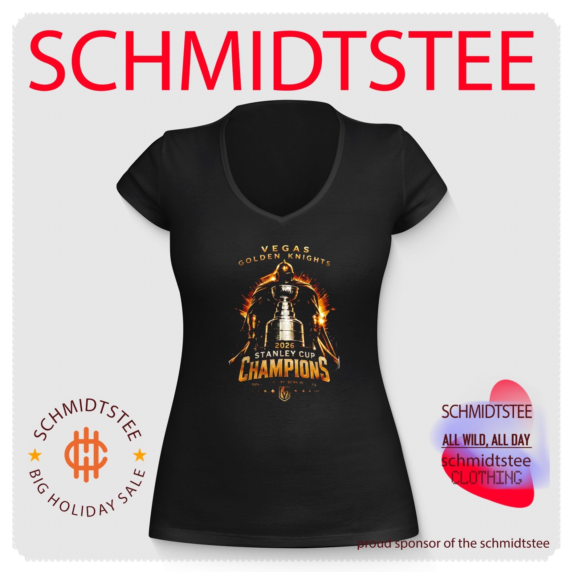 Vegas Golden Knights 2026 Stanley Cup Champions trophy shirt