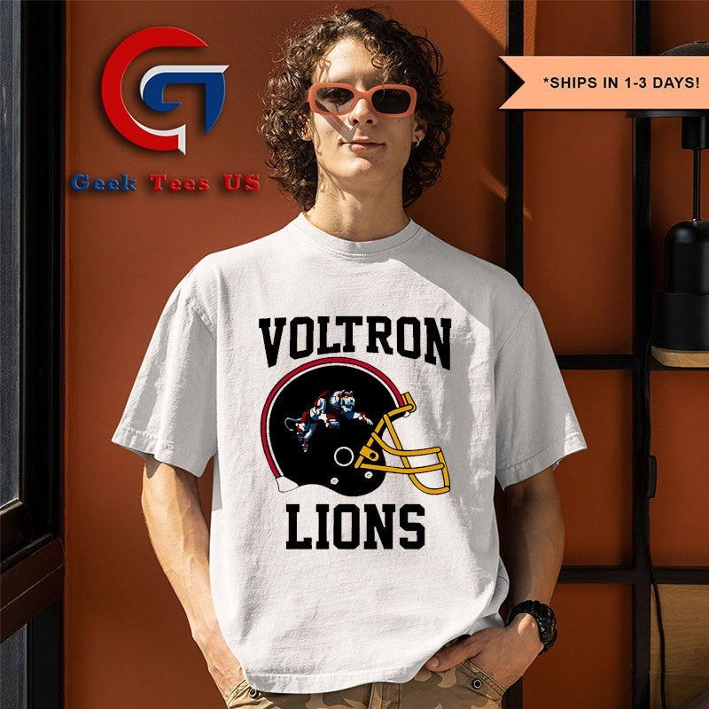 Voltron Lions helmet shirt