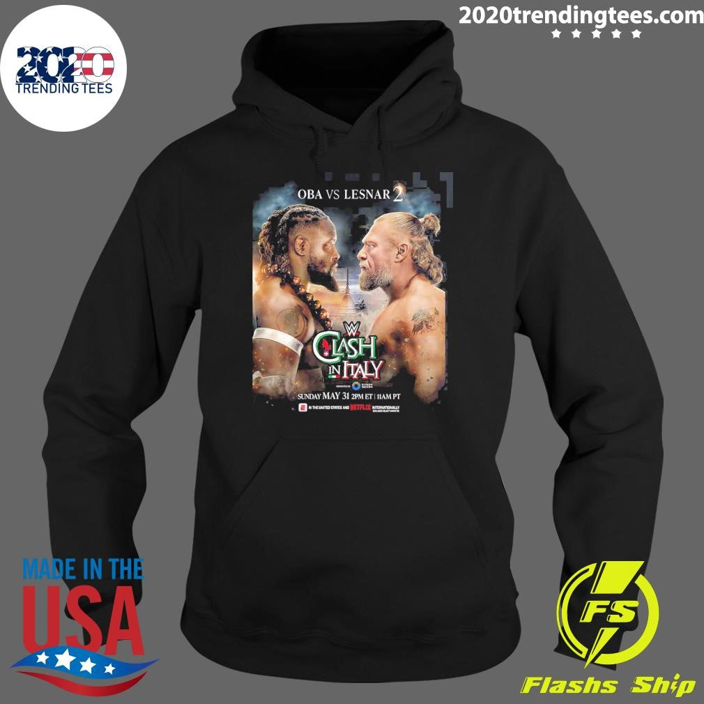 WWE Clash In Italy 2026 OBA Vs Lesnar 2 On May 31 2026 Shirt