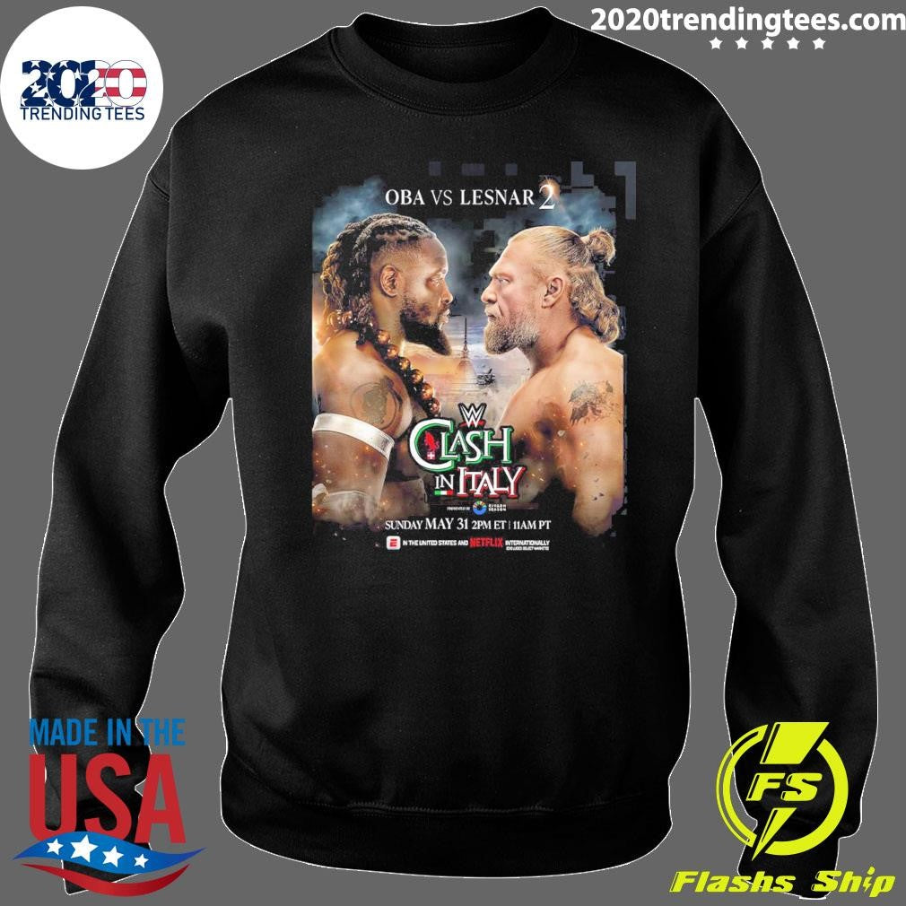 WWE Clash In Italy 2026 OBA Vs Lesnar 2 On May 31 2026 Shirt