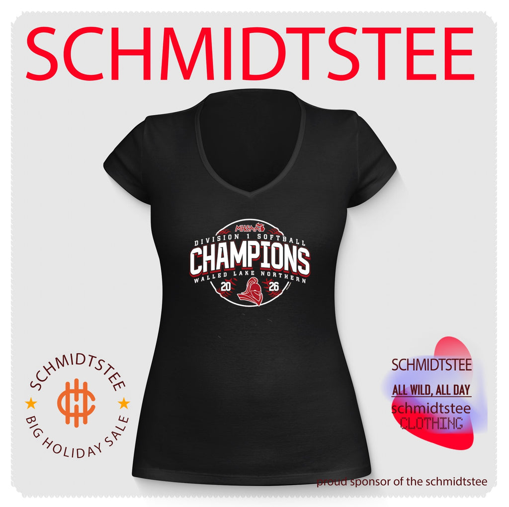 Walled Lake Northern 2026 MHSAA Softball D1 Champions shirt