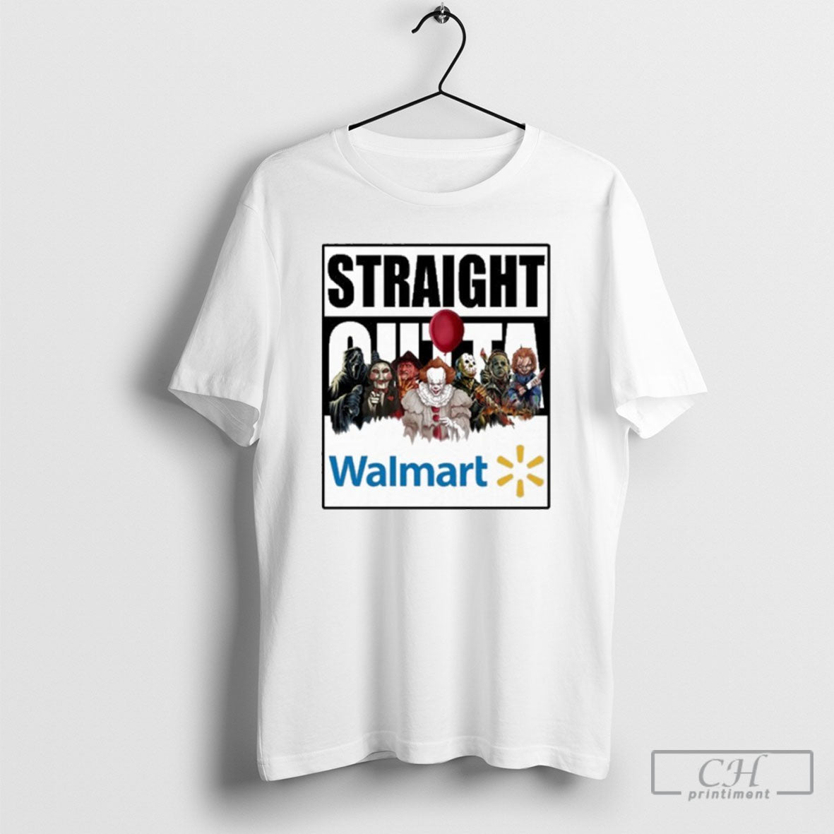 Walmart Logo Straight Outta Horror Film Halloween