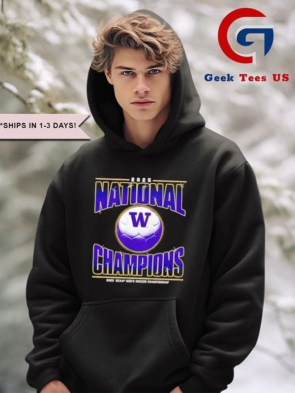 Washington Huskies Men’s Soccer NCAA Men’s 2025 National Champions shirt