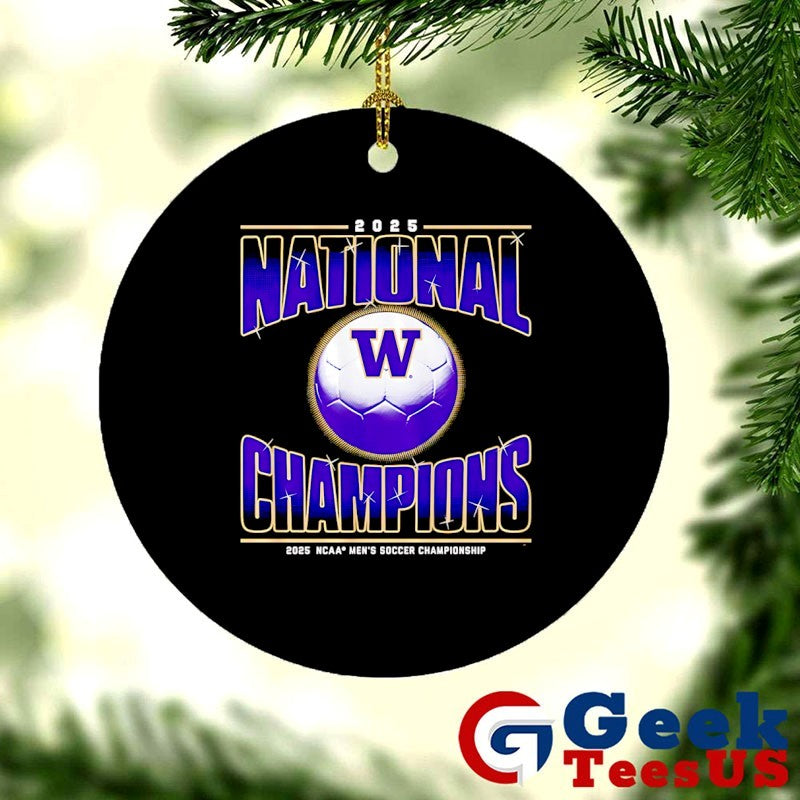 Washington Huskies Men’s Soccer NCAA Men’s 2025 National Champions shirt