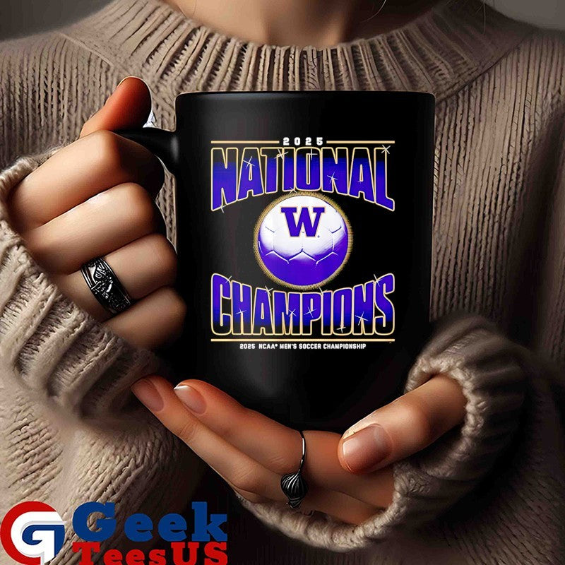 Washington Huskies Men’s Soccer NCAA Men’s 2025 National Champions shirt