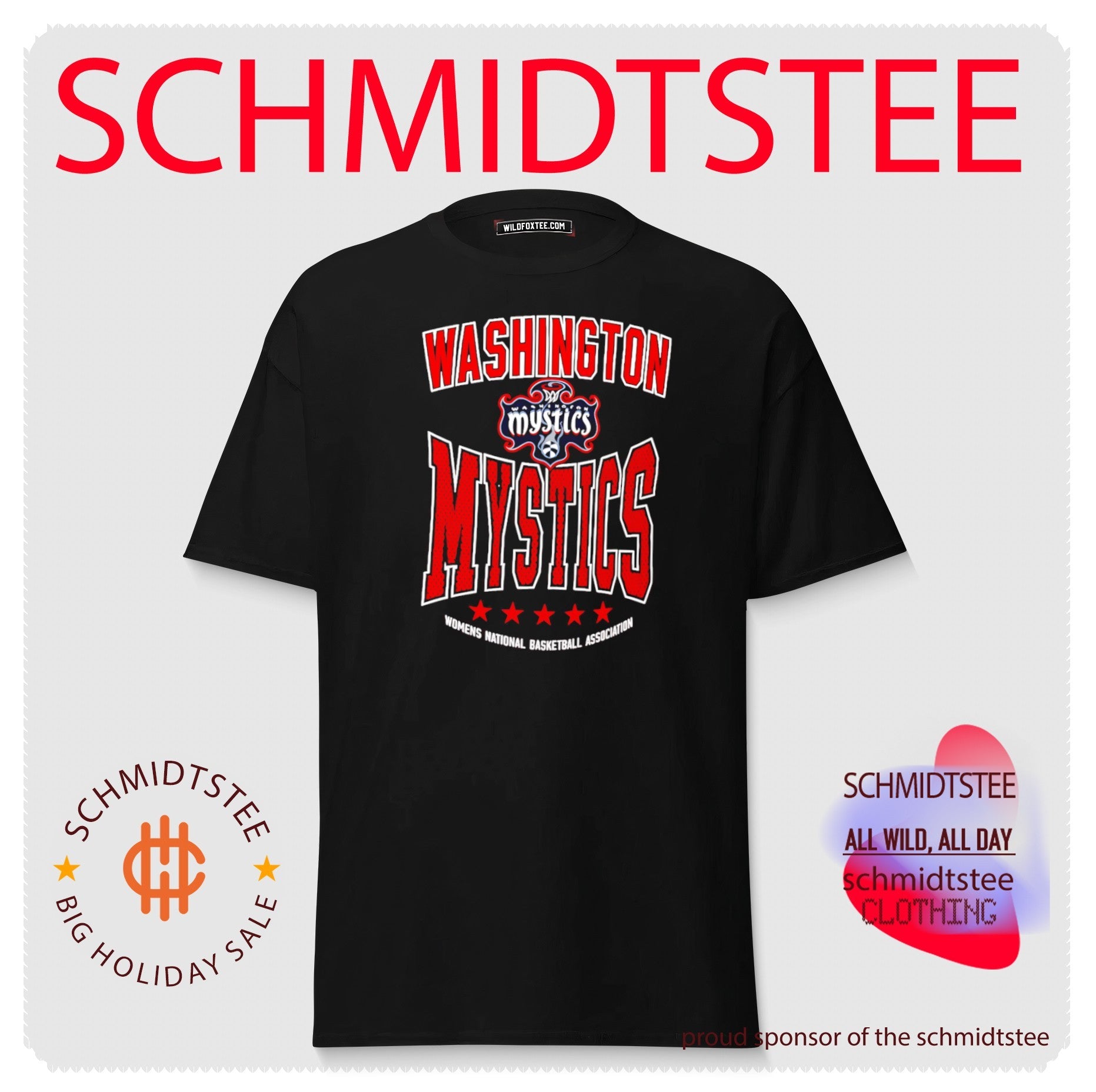 Washington Mystics WNBA 2026 Starter Center Squeeze shirt
