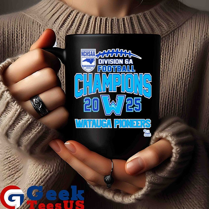 Watauga Pioneers NCHSAA Division 6A Football Champions 2025 T-shirt