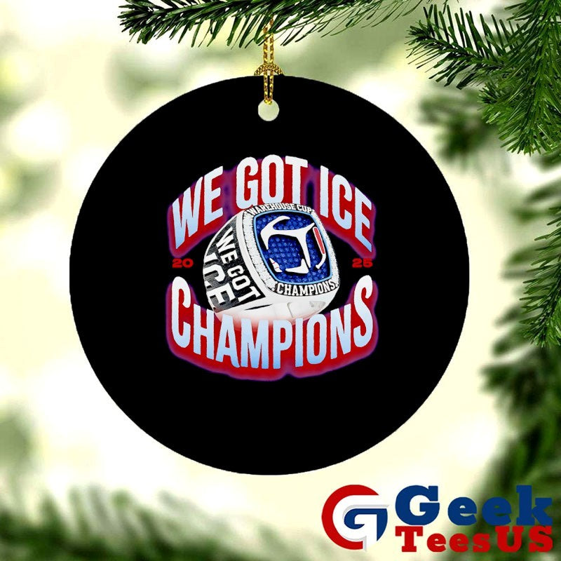 We Got Ice Warehouse Cup 2025 Champions rings shirt