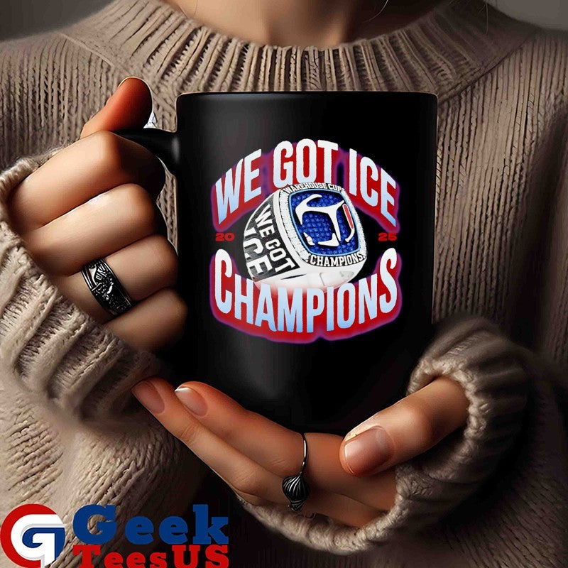 We Got Ice Warehouse Cup 2025 Champions rings shirt
