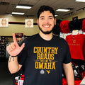West Virginia Baseball Country Roads Take Me To Omaha shirt
