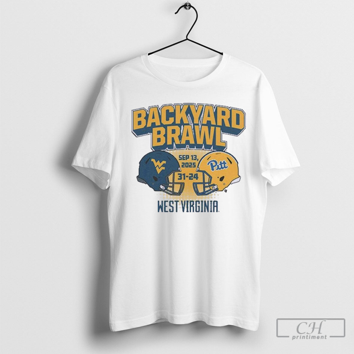 West Virginia Football 2025 Backyard Brawl Champs Shirt Sweater