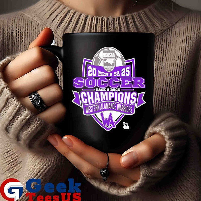 Western Alamance Warriors NCHSAA Soccer Division Men’s 5A Champions T-shirt