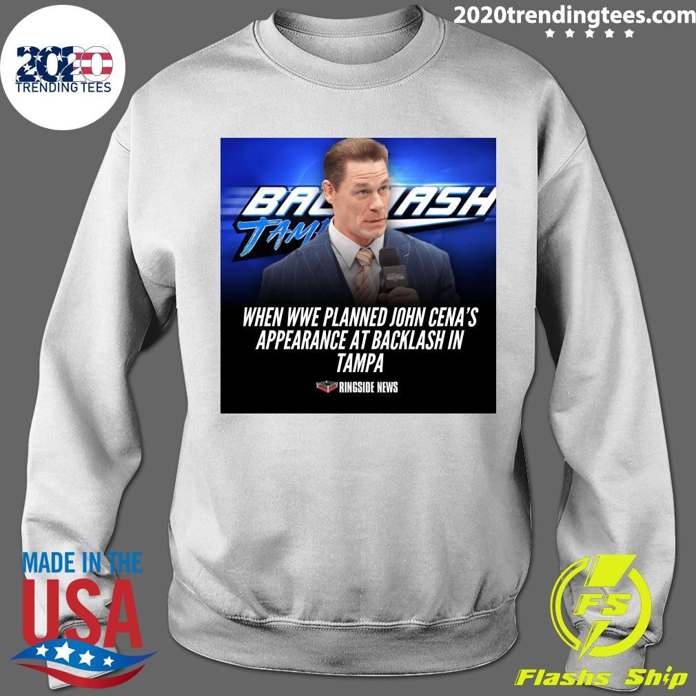 When WWE Planned John Cena’s Appearance at Backlash in Tampa Shirt