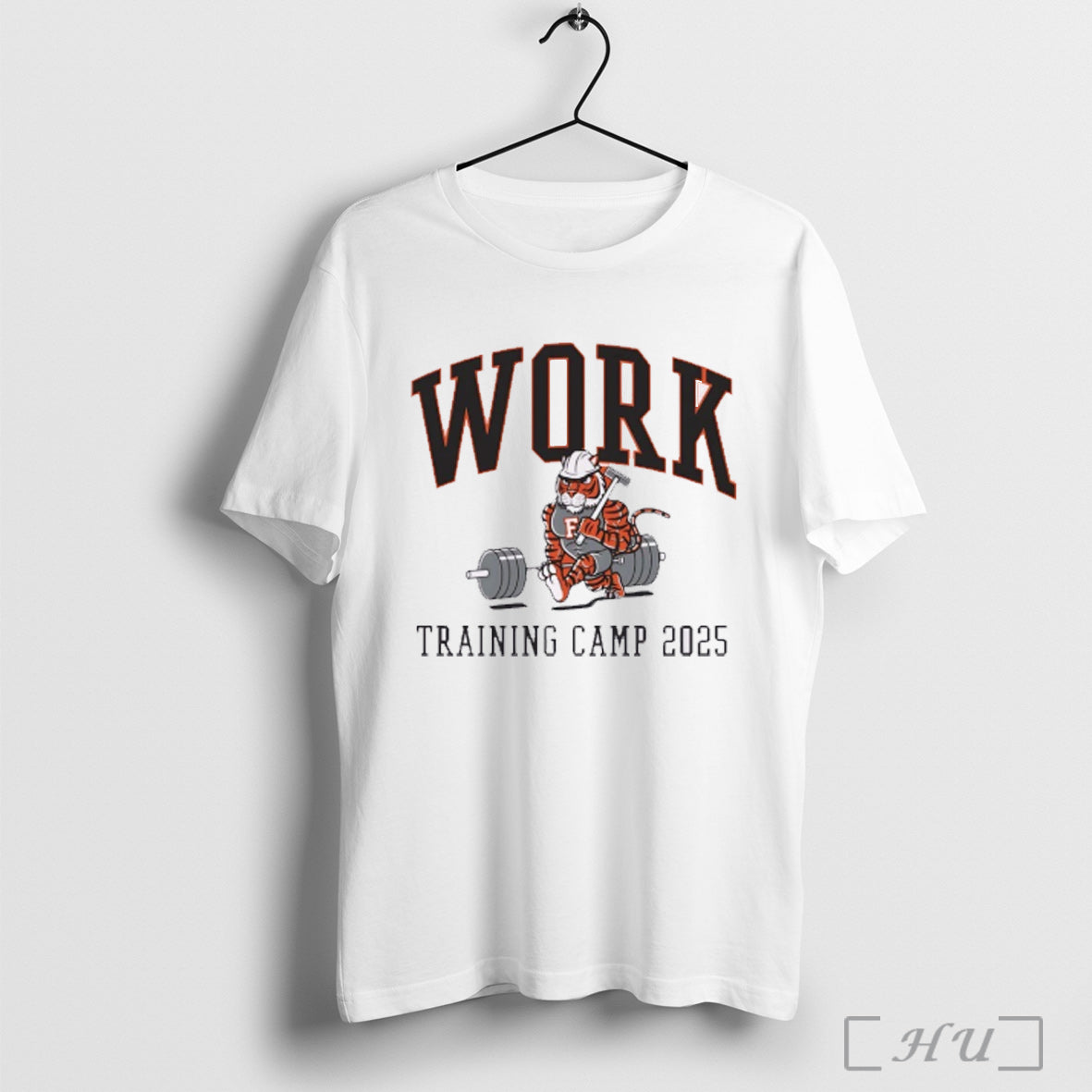 Work Training Camp 2025 F Tiger Gym T Shirt