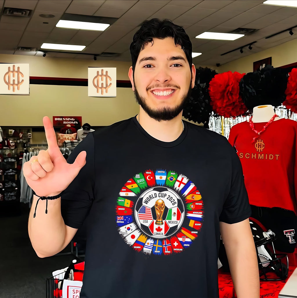 World Cup 2026 flags shirt