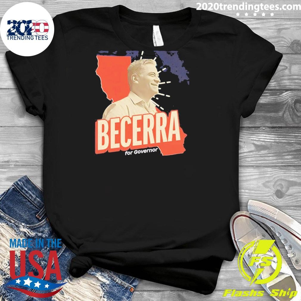 Xavier Becerra For Governor California 2026 Graphic Vintage Shirt