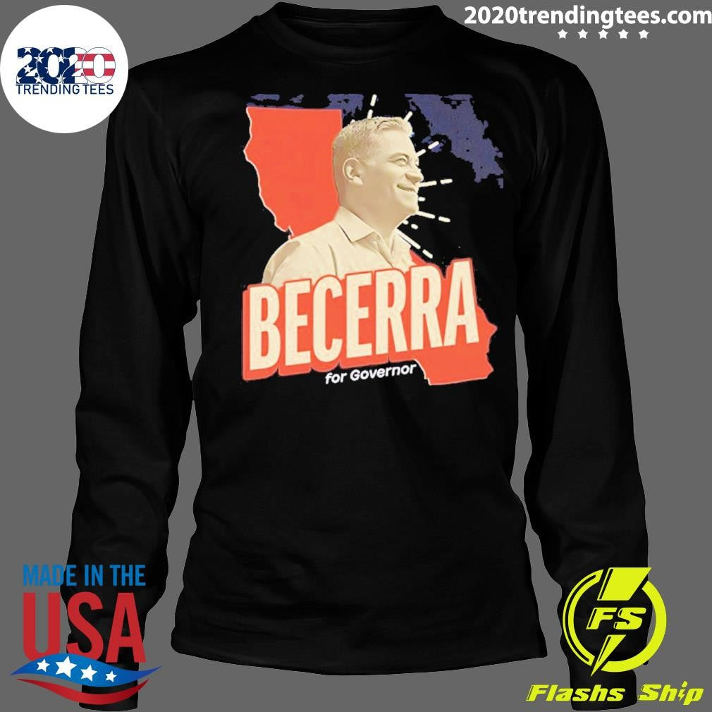 Xavier Becerra For Governor California 2026 Graphic Vintage Shirt