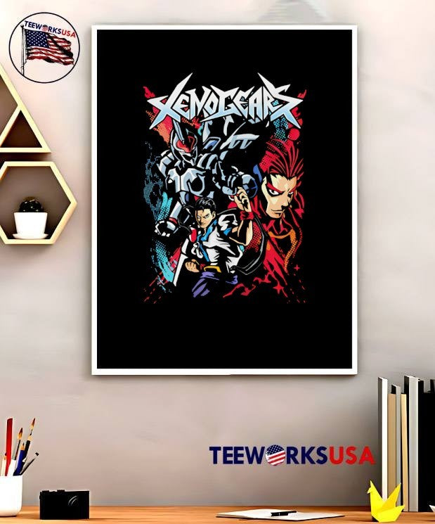 Xenogears Weltall Fei Fong Wong and Id Battle Video Game T-Shirt