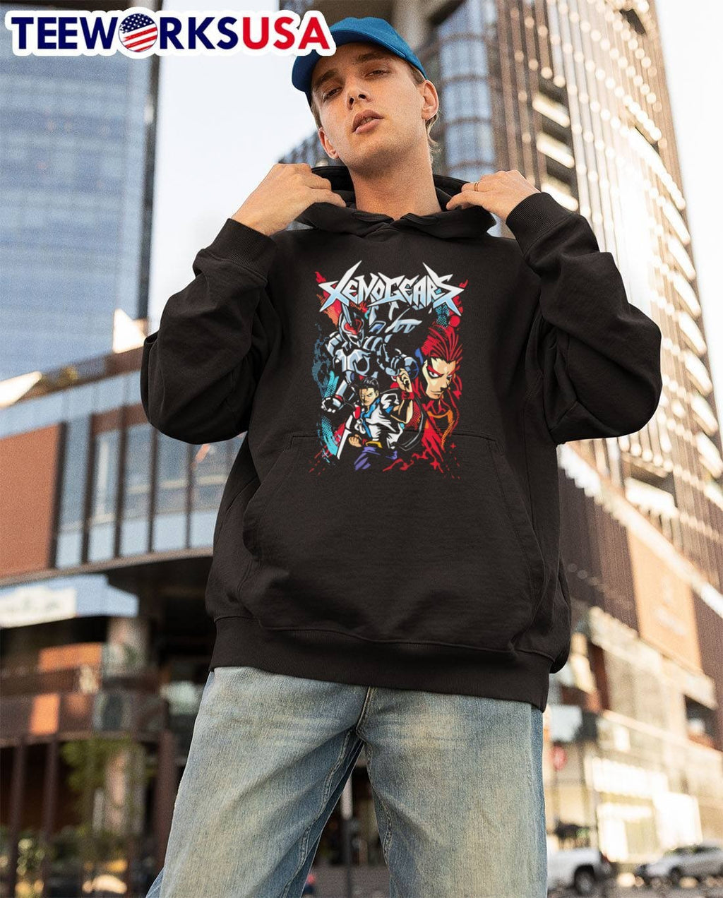 Xenogears Weltall Fei Fong Wong and Id Battle Video Game T-Shirt