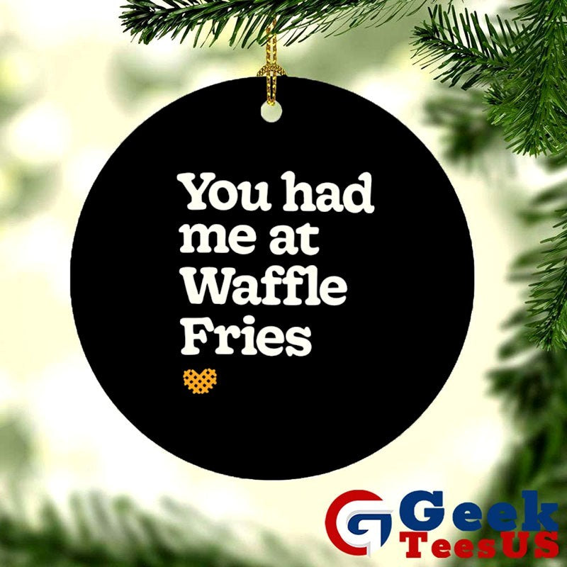 You had me at waffle fries shirt