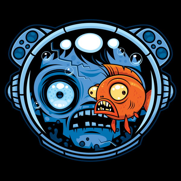Zombie Astronaut Fishbowl Helmet