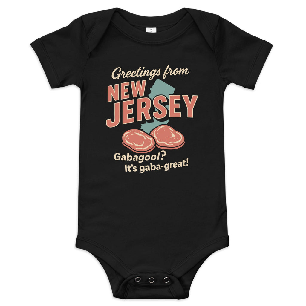Greetings From New Jersey Kid's Onesie