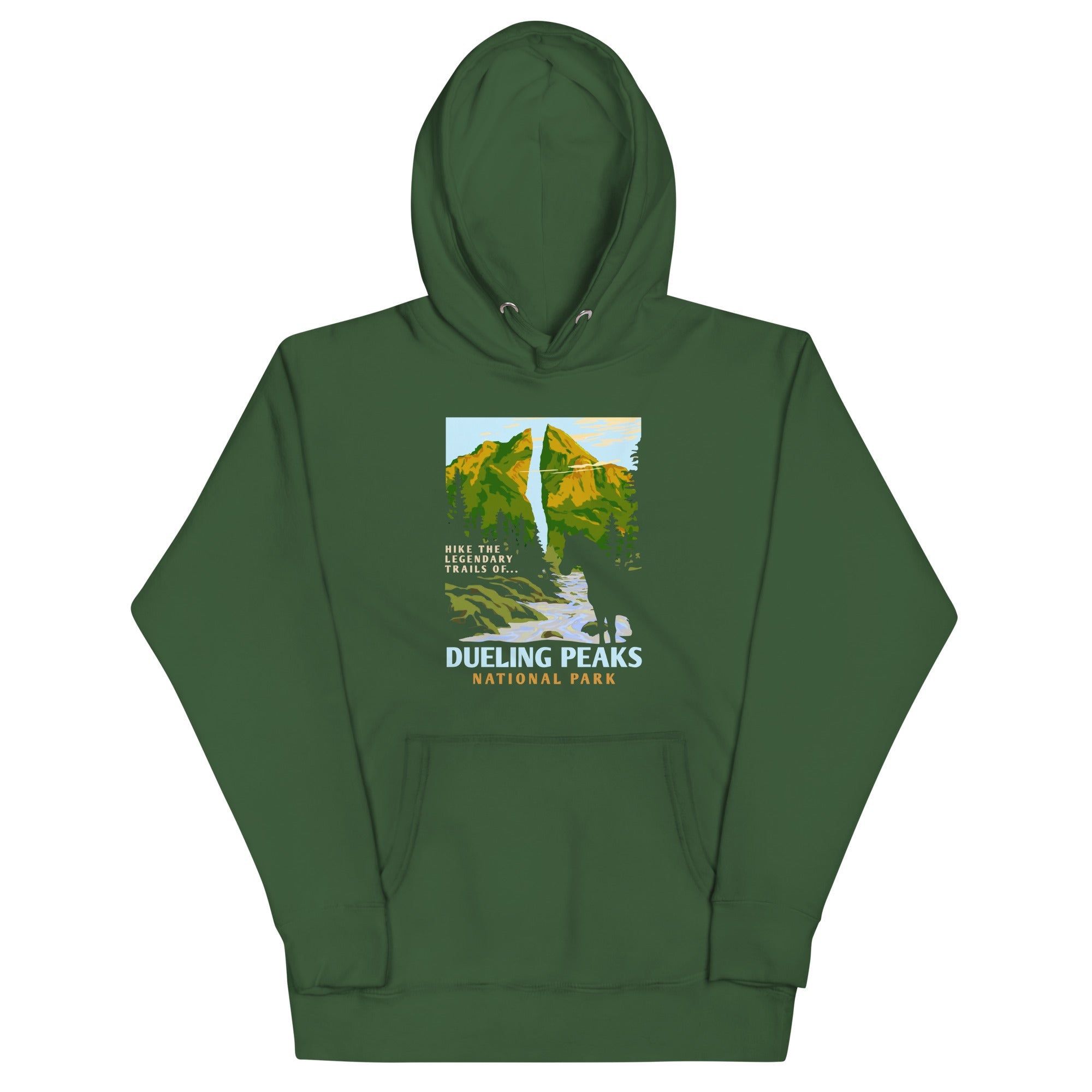Dueling Peaks National Park Unisex Hoodie