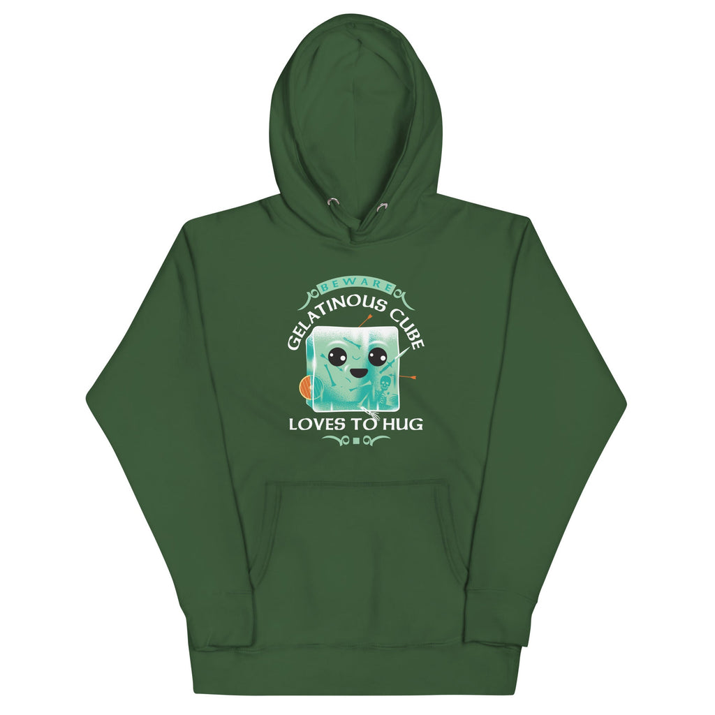 Gelatinous Cube Loves To Hug Unisex Hoodie