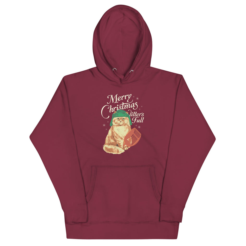Merry Christmas Litter's Full Unisex Hoodie
