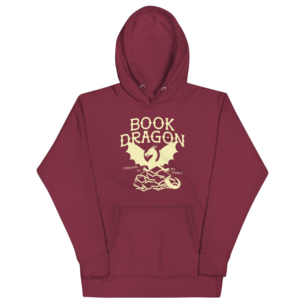 Book Dragon Thriving In My Hoard Unisex Hoodie