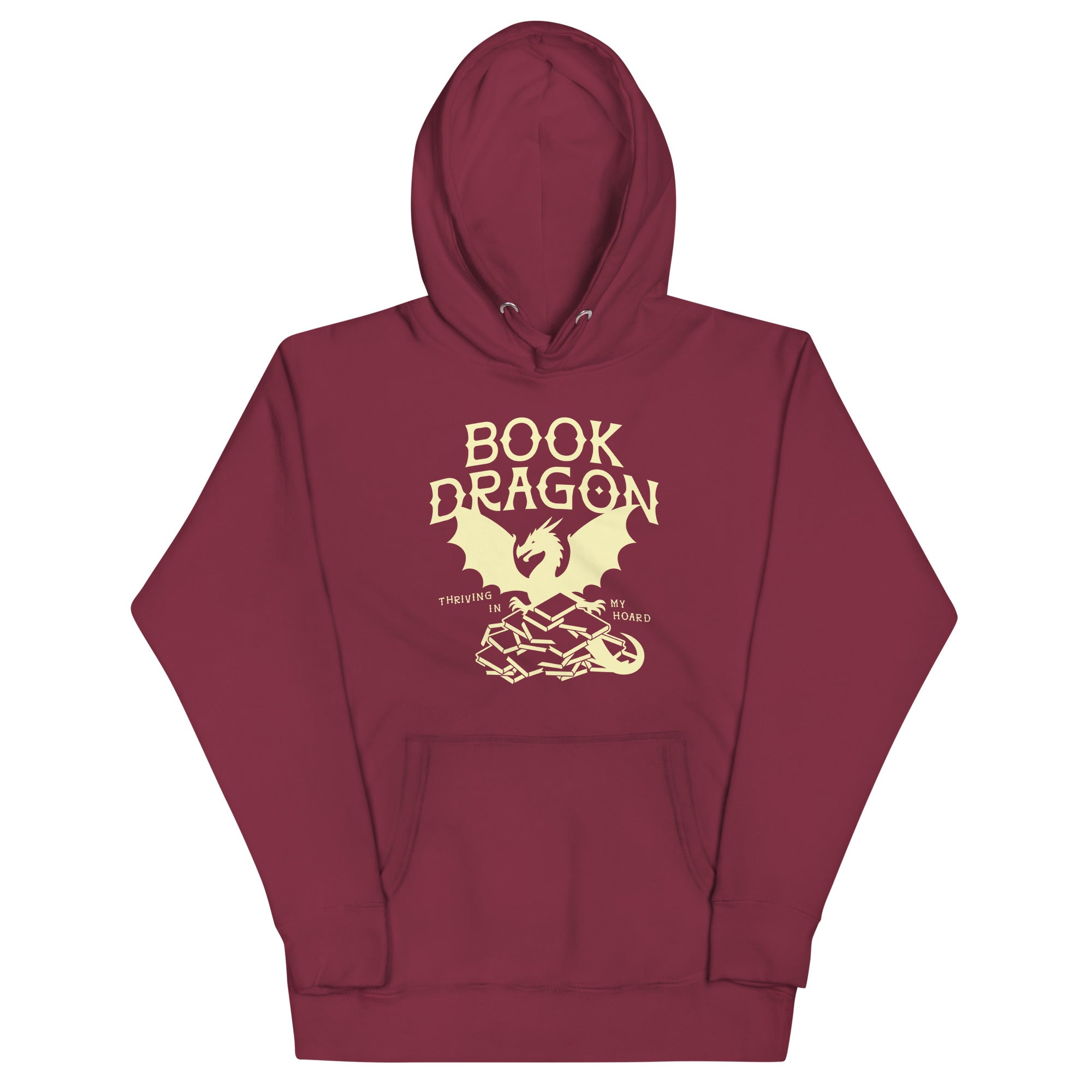 Book Dragon Thriving In My Hoard Unisex Hoodie