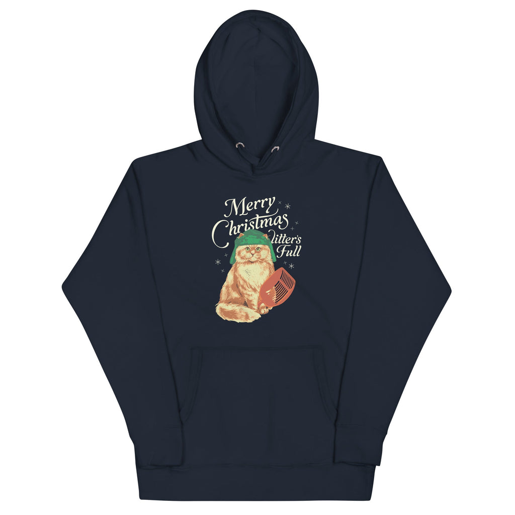 Merry Christmas Litter's Full Unisex Hoodie