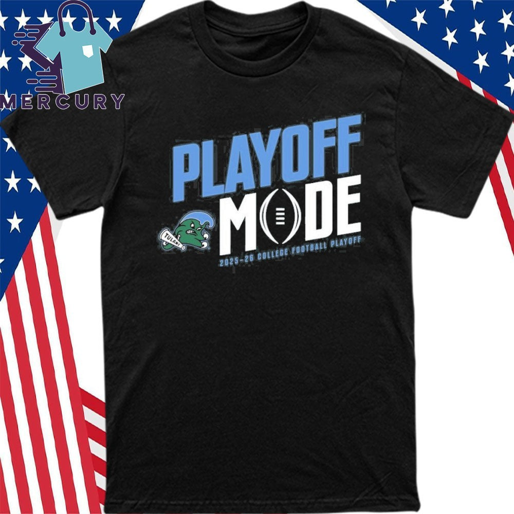 Tulane Green Wave 2025-26 College Football Playoff Mode Shirt