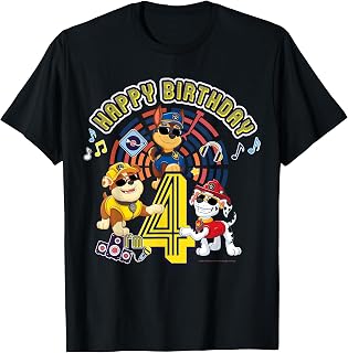 Official Paw Patrol Happy Day Birthday Age Unisex T-shirt, Sweatshirt, Hoodie (1)