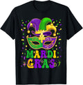 Mardi Gras Parade Jester Unisex T-shirt, Sweatshirt, Hoodie (1)